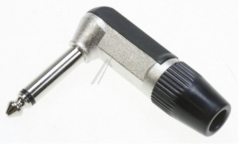 Jack 6.3mm Mono Han vinkelutførelse