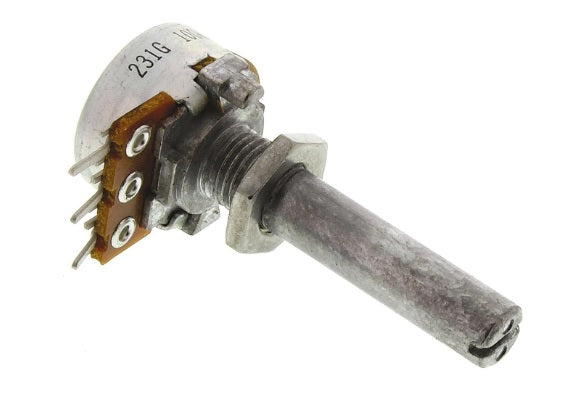 Potensiometer 10KA Aksel 6x23mm Metal