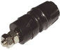 PKI10A SVART BANANKONTAKT, HIRSCHMANN, 4mm skrue