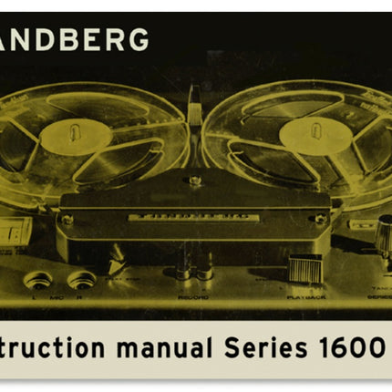 TB1600X - Bruksanvisning, PDF, Engelsk