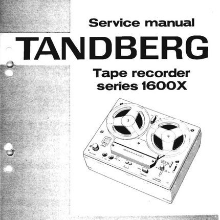 TB1600X - Servicemanual, PDF, Engelsk