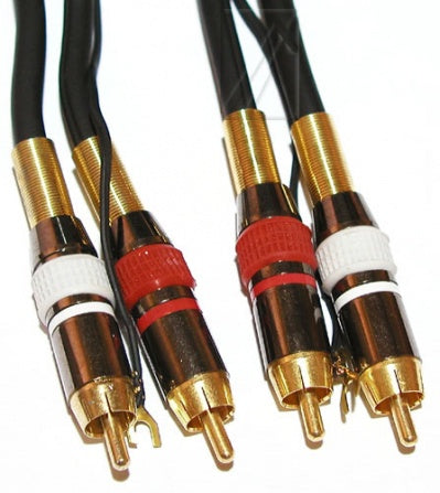 2X PHONO MALE - 2X PHONO MALE 1,5M FORGYLT