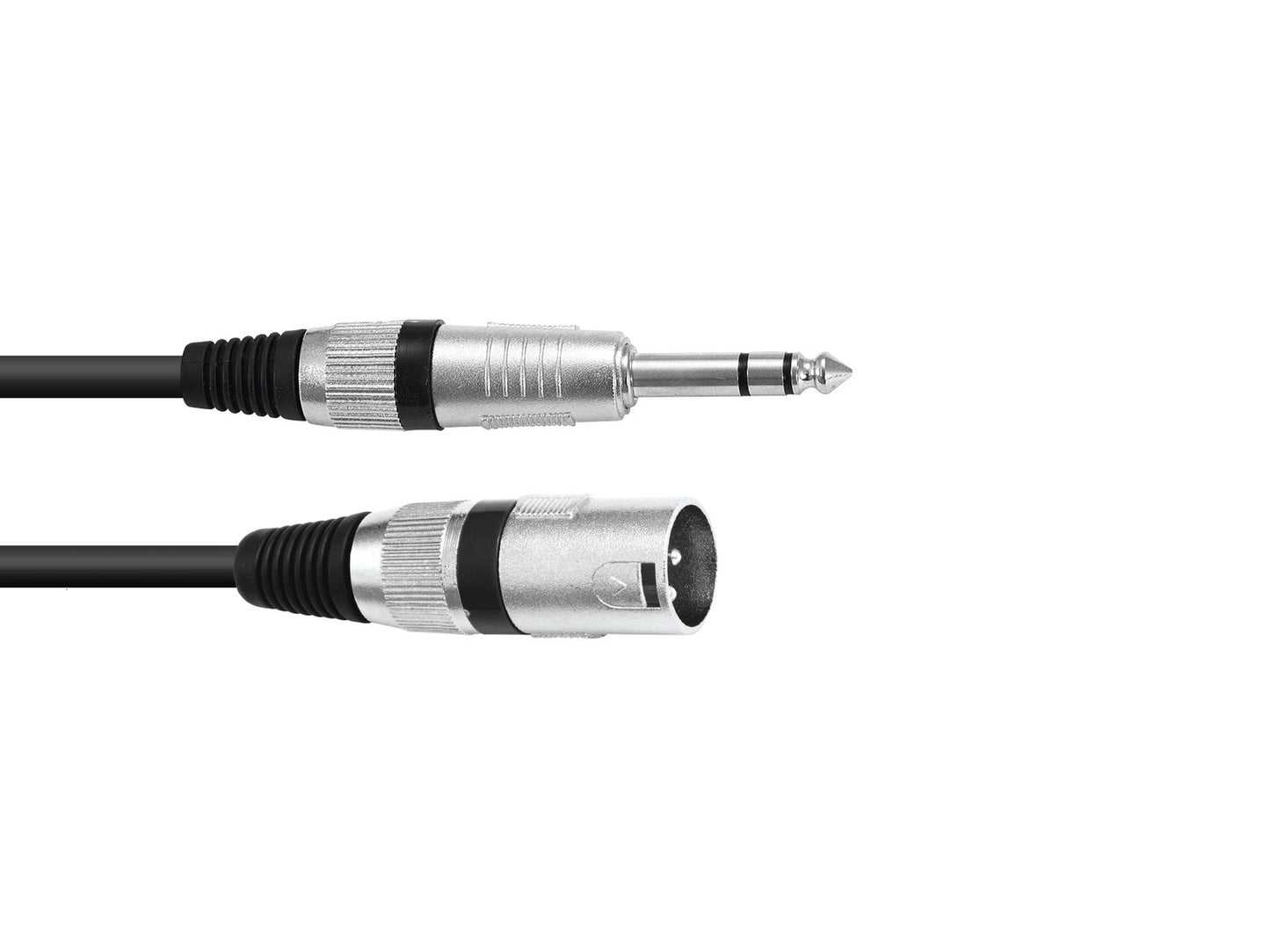 KABEL XLR(M) - Jack Svart Balansert 2m