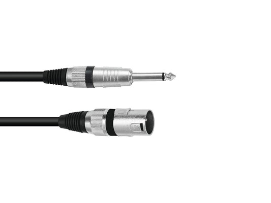 Kabel XLR(m) - 6,3mm mono 0,9m