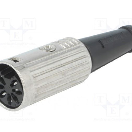 Plugg han DIN 7-Pin (pol) 270gr. Metall