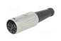 Plugg hun DIN 7-Pin (pol) 270gr. Metal