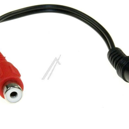KABEL 3,5 mm JACK STEREO - 2 X PHONO HUNN 0,2 m