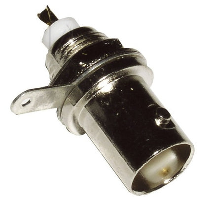 BNC-chassiskontakt 50 Ohm m/loddetilslutning