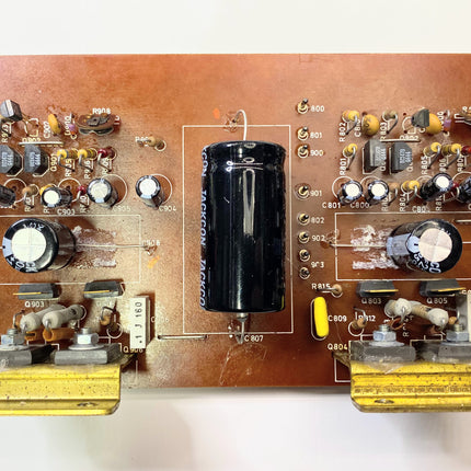 Replacement of all Electrolytic capacitors on Amp board