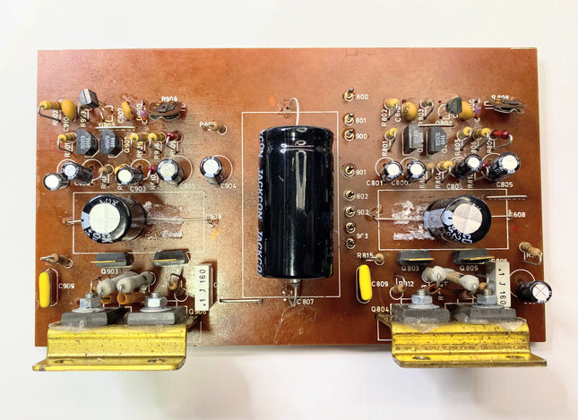 Replacement of all Electrolytic capacitors on Amp board