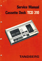 TCD310 Servicemanual, papirkopi, sort/hvit