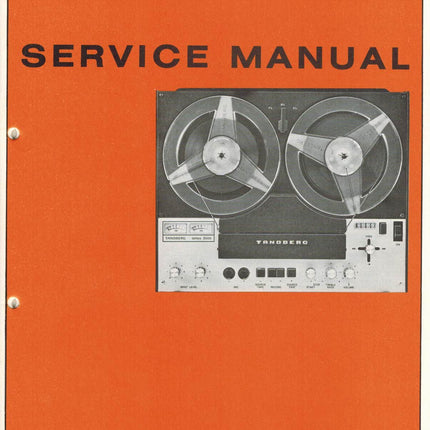 Servicemanual for 2000 Tandberg, S/H, PDF