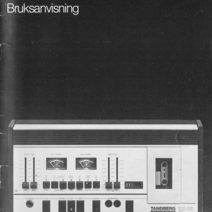 User manual for TCD330 PDF Norwegian 24p