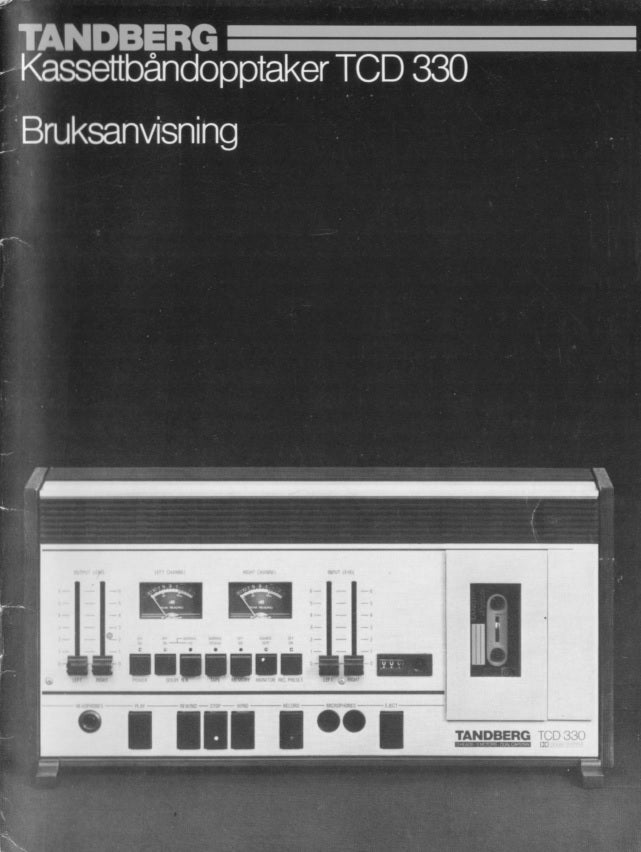 User manual for TCD330 PDF Norwegian 24p