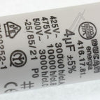 4UF 450V FASTON 6,3MM STARTKONDENSATOR