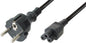 Kabel strøm - C5-kontakt, svart