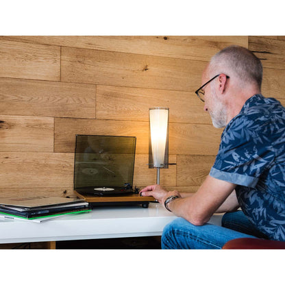 Lenco LS-10WD platespiller med innebygde høyttalere - Tre