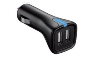 DOBBEL USB STRØMADAPTER (3,1A)