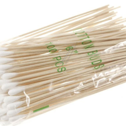 Bomullspinner Q-tips, 150 mm lang, 100 stk.