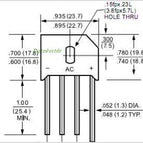 560V 6A RS606 Likretter -AA+