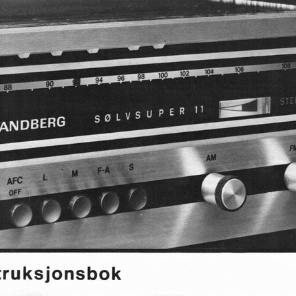 SØLVSUPER 11, brukerveiledning, PDF