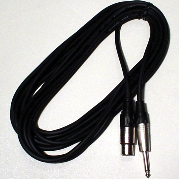 Kabel XLR(F) - JACK 6.3mm 6m
