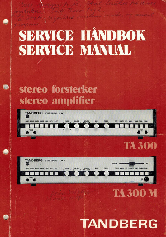 Servicemanual til TA300 Norsk/Eng. PDF, 21s