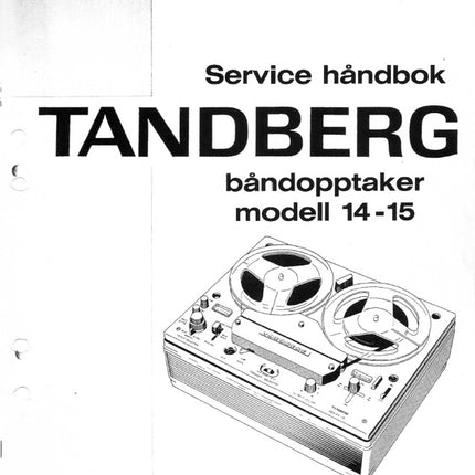 Servicemanual til TB14 og TB15, Norsk, PDF