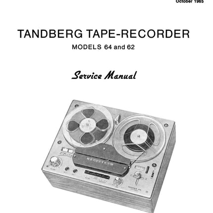 TB6 servicemanual, Engelsk, PDF