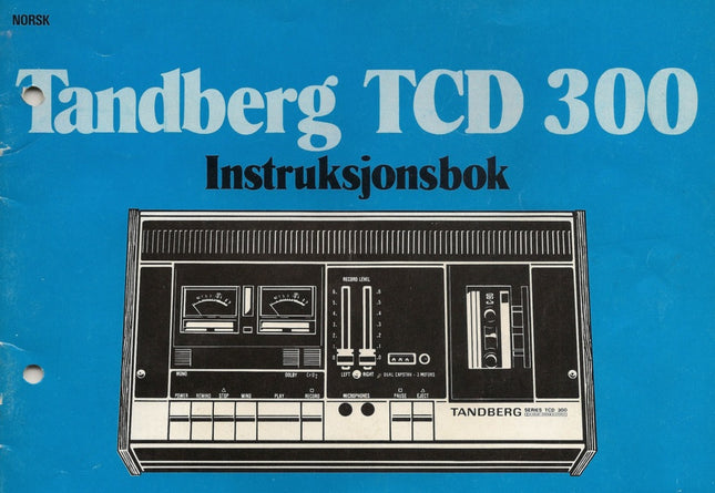 User Manual TCD300 PDF Norwegian 20p