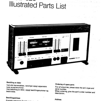 Deleliste for TCD320 PDF 10s
