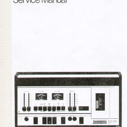 Servicemanual for TCD330 PDF Norsk 30s.