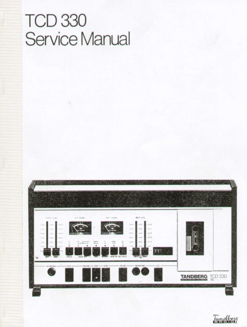 Servicemanual for TCD330 PDF Norsk 30s.