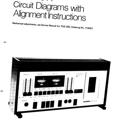 TCD340A Skjema med justeringsinfo PDF Eng.13s