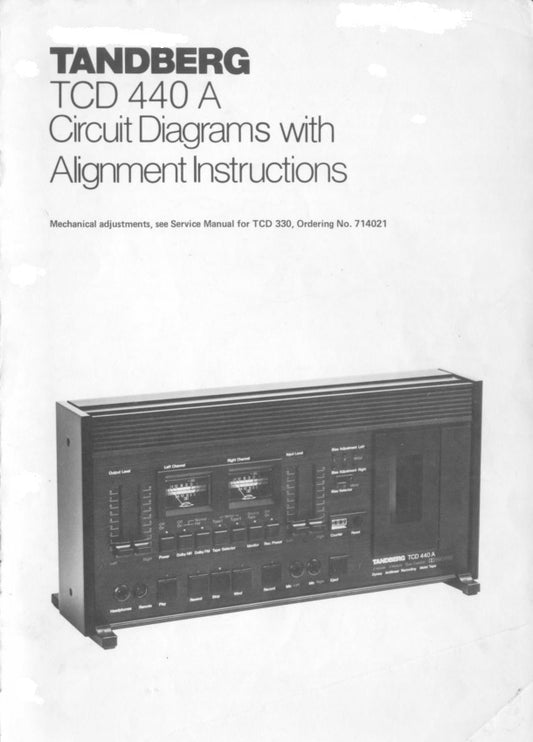 Skjema og justeringsinfo til TCD440A PDF 20s.