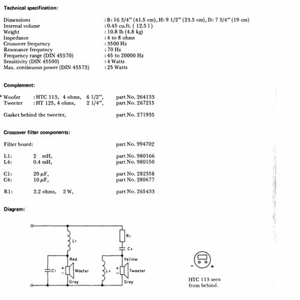 DELEFILTER TIL TL1210, brukt (K1O303)