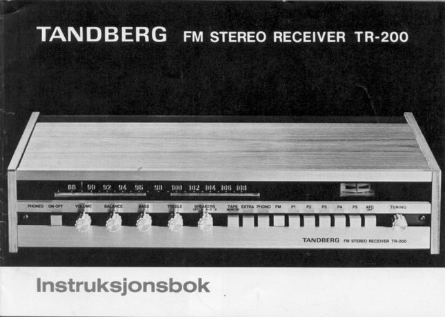 Brukermanual til TR200, PDF, Norsk, 16s