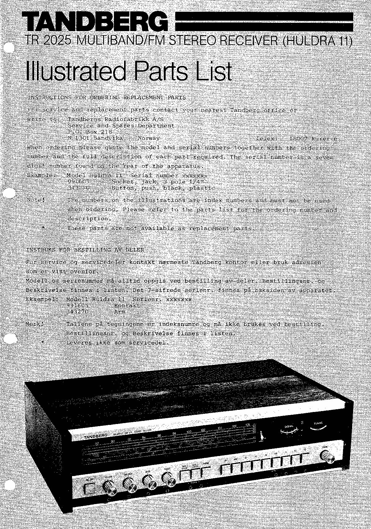 Deleliste TR2025