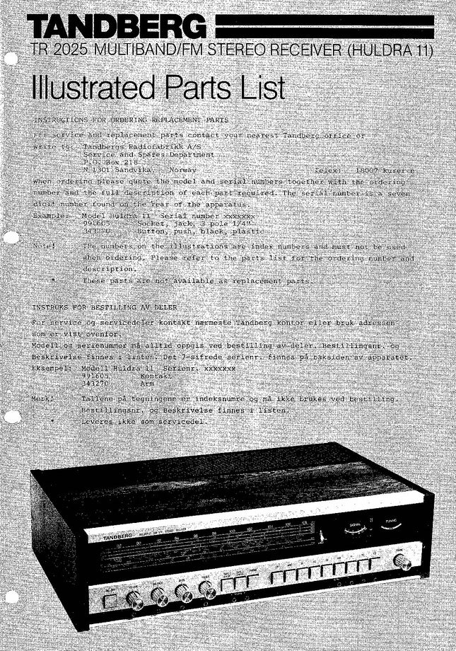 Deleliste TR2025