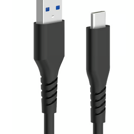 USB-kabel, USB 3.1 C-hann / USB 2.0 A-hann, Sort