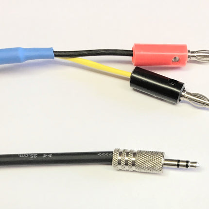 KABEL mono, jack 3.5mm til banankontakt, 1.5m