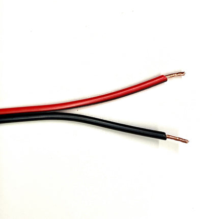 Kabel Høyttaler 2X0,75MM² Rød/Svart CCA (Kobber / Aluminium)