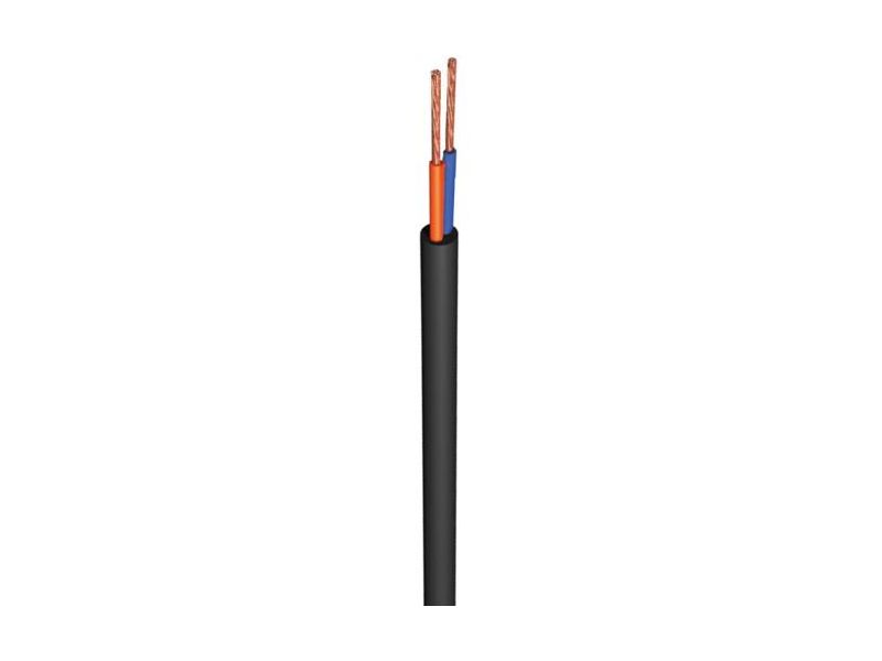 Høyttalerkabel 2x1,5mm2 Sort