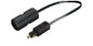 Sigarett kontakt til 12mm plugg, 12 - 24V