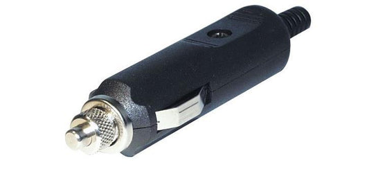 12V 3A PLUGG M/SIKRINGSHOLDER, RØD LED