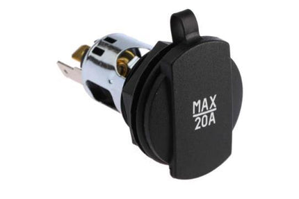 Sigarettennerkontakt 12/24V maks. 20A