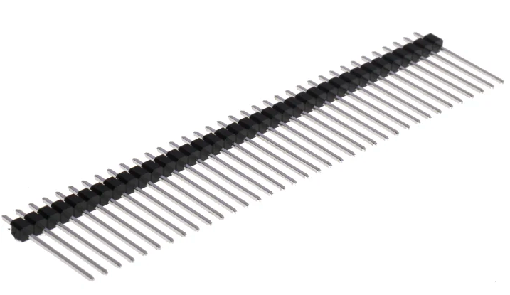 36 Way, 1 Row, Straight Pin Header