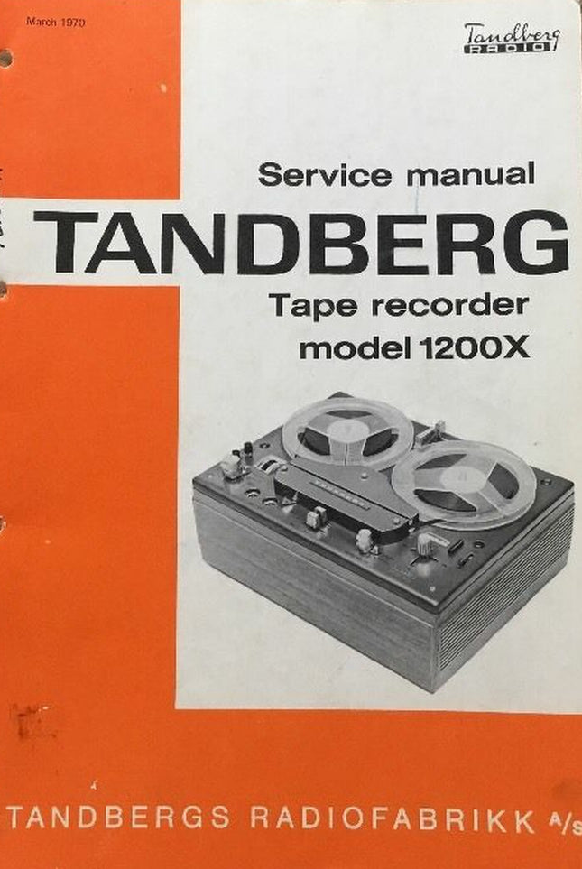 Service manual for 1200x PDF English