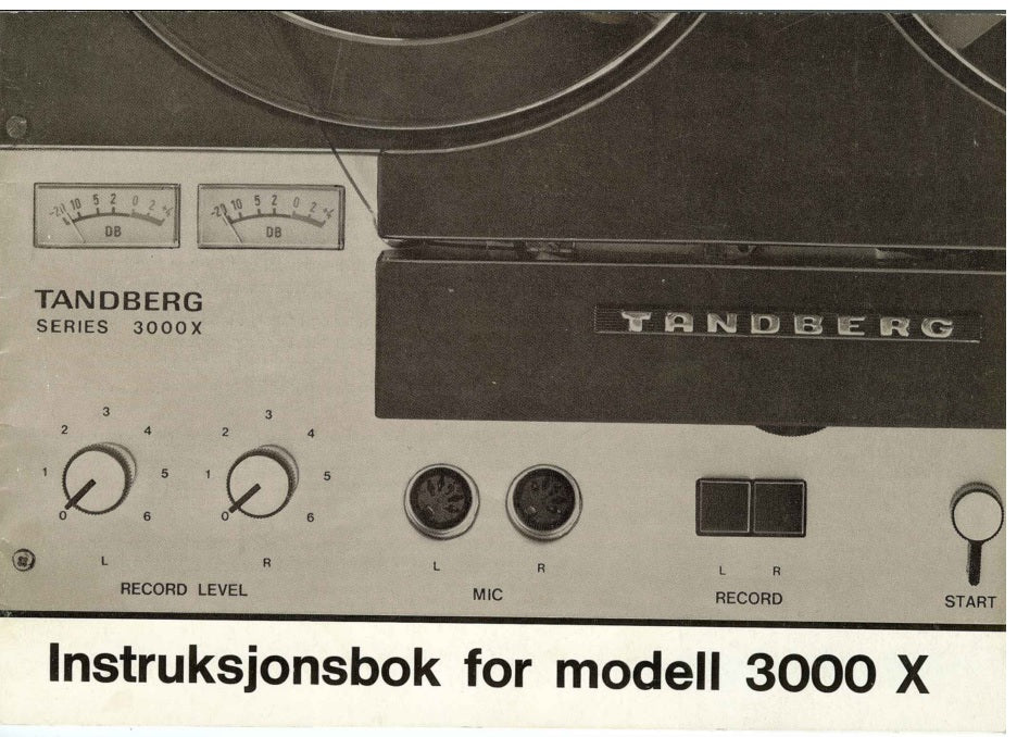 Brukermanual 3000x, PDF, Norsk