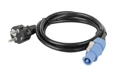 Strømkabel Schuko/Powercon 1.5m